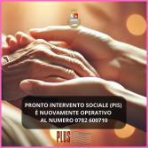 Il Pronto Intervento Sociale (P.I.S.)  operativo con una nuova numerazione: 0782.600710📞